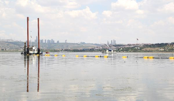 Ankara’da Mogan Gölü’ne 15 Bin Yavru Balık Bırakıldı