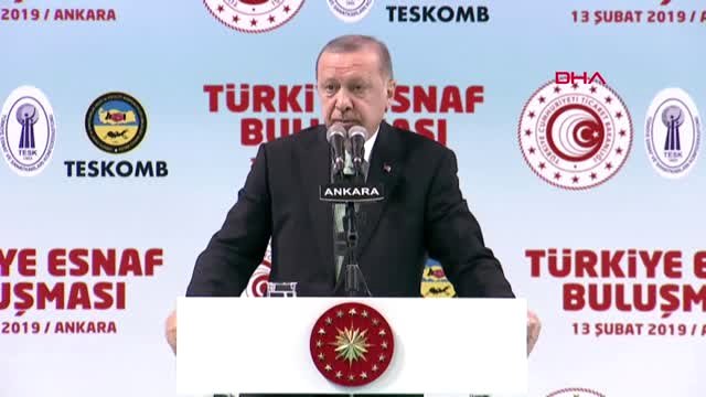 Cumhurbaşkanı Erdoğan, Türkiye Esnaf Buluşması Programında Konuştu-3
