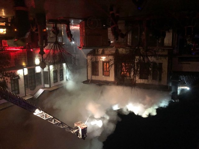 Ankara Hamamönünde Korkutan Yangın