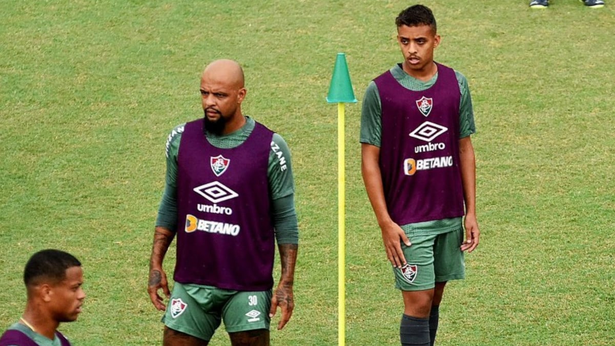 Felipe Melo, oğluyla idmana çıktı