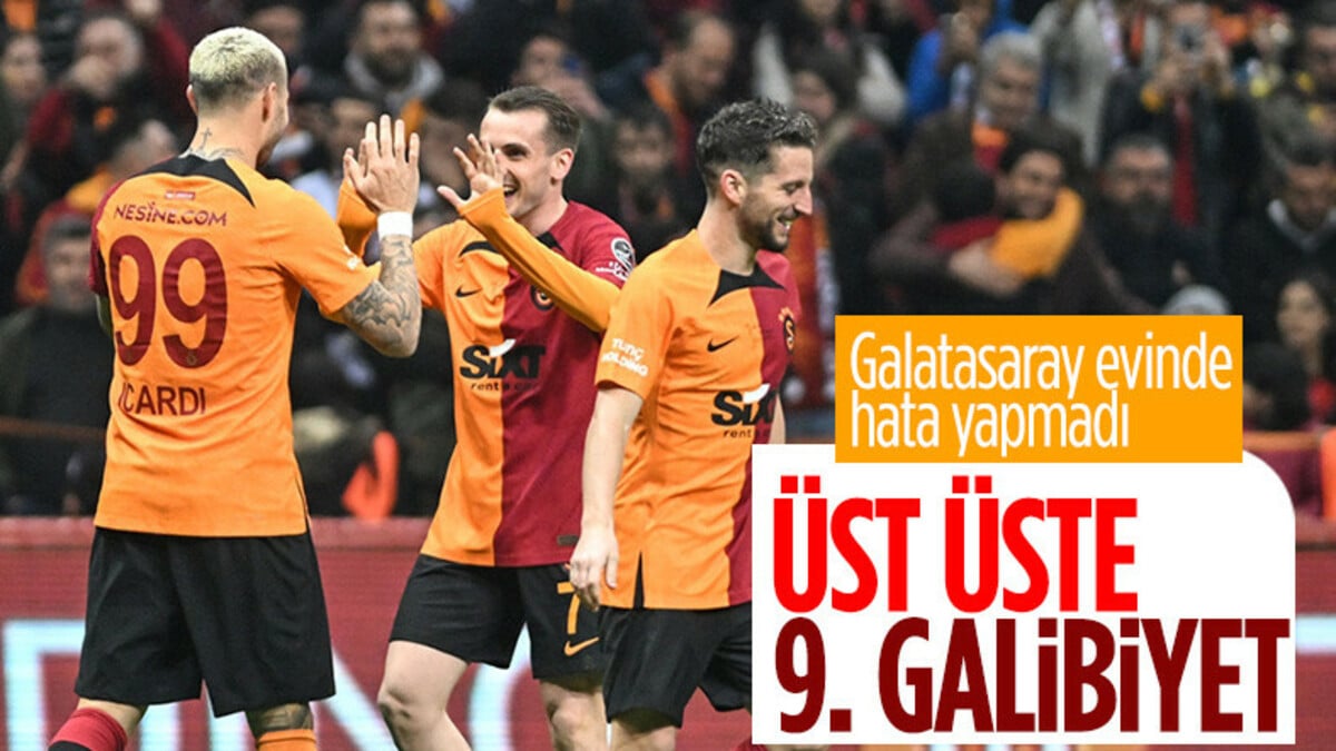 Galatasaray, Antalyaspor’u iki golle geçti