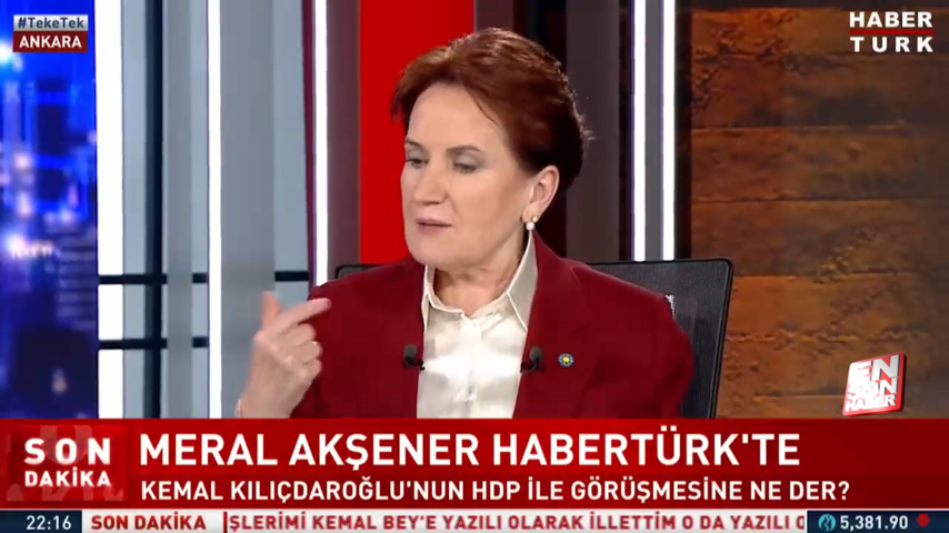 Meral Akşener’den CHP’nin HDP’yle görüşmesine yeşil ışık