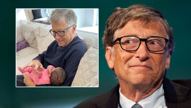 Bill Gates torunuyla ilk karesini paylaştı