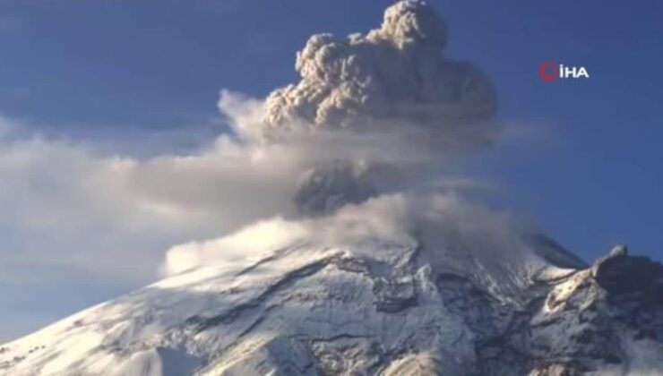 Popocatepetl Yanardağı’nda 24 saatte 12 patlama
