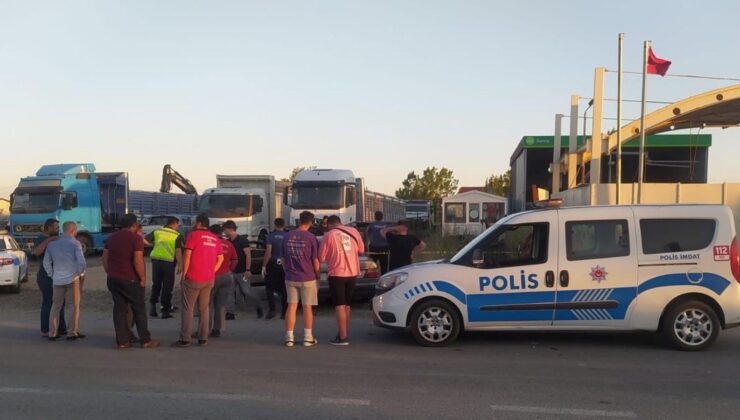 Tekirdağ’da yol verme arbedesi: 5 yaralı