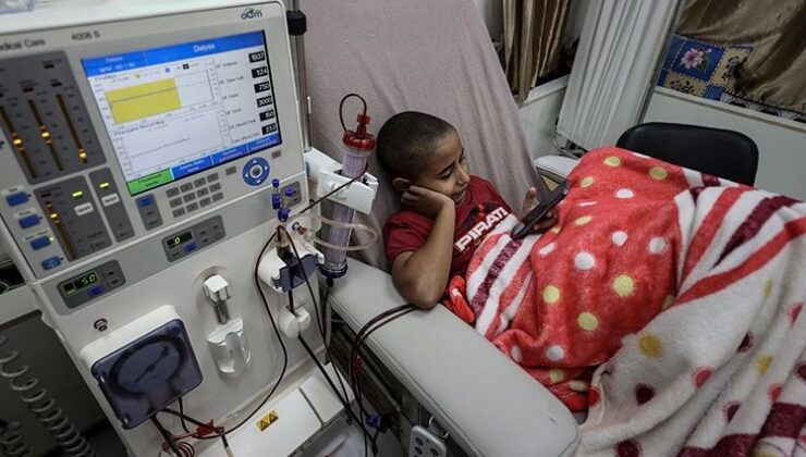 Gazze’de böbrek yetmezliği olan 38 çocuk diyaliz alamıyor