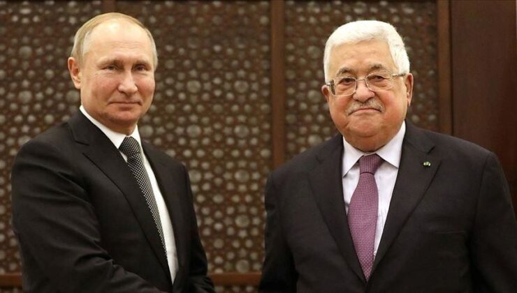 Filistin Devlet Lideri Abbas, Putin ile görüştü