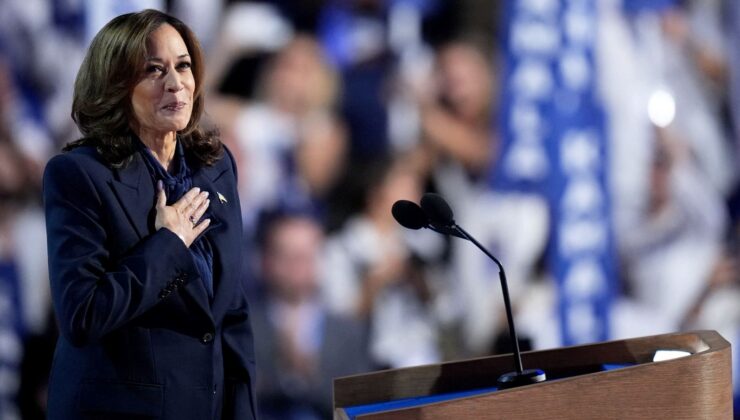 Kamala Harris, lider adaylığını resmen kabul etti