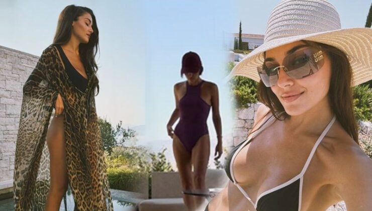 Tatil için Atina’ya giden Hande Erçel’den yeni kareler