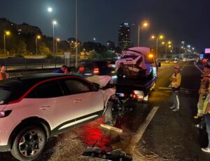 TEM Otoyolu’nda trafik kazası: 1 kişi hayatını kaybetti