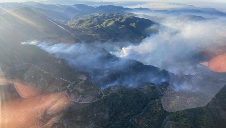 Muğla’da iki bölgede orman yangını