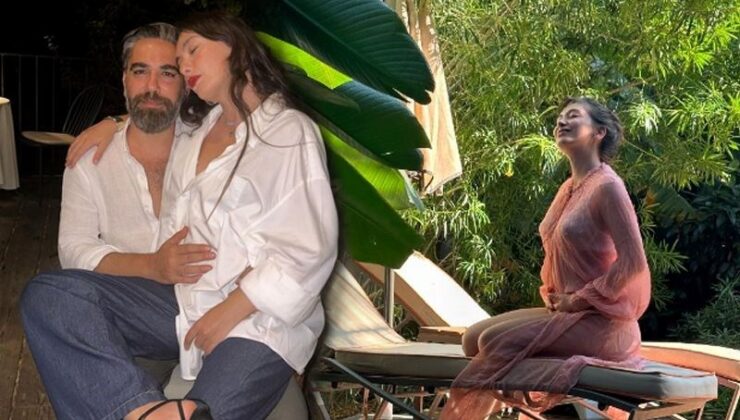 Oğlunu kucağına almak için gün sayan Neslihan Atagül’den yeni hamilelik pozu