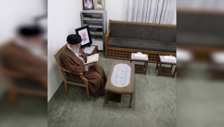 Ataktan dakikalar evvel. İran Hamaney’in son fotoğrafını paylaştı