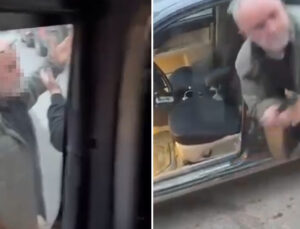 İstanbul trafiğinde bıçaklı tehdit