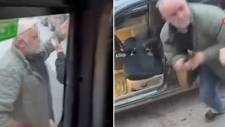 İstanbul trafiğinde bıçaklı tehdit