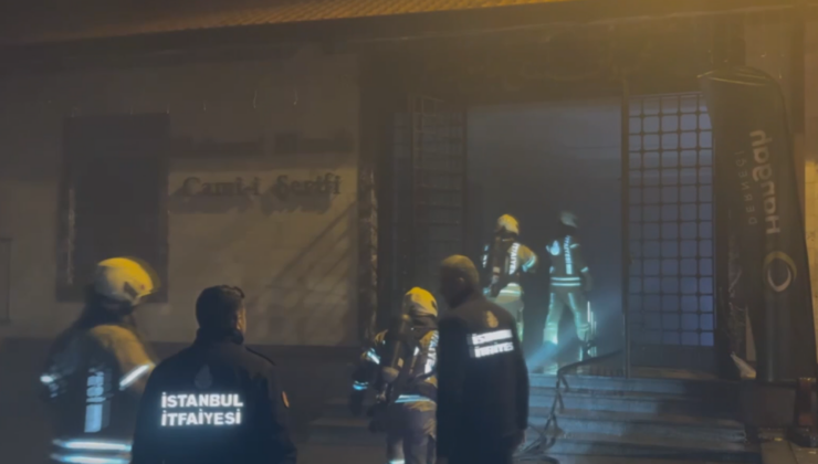 Mescitte gece yarısı yangın çıktı