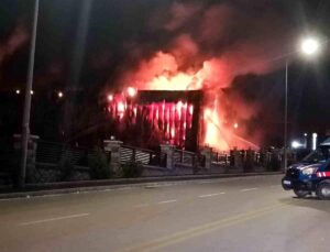 Ankara’da fabrika yangını