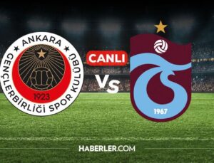 Gençlerbirliği Trabzonspor CANLI nereden izlenir? Gençlerbirliği Trabzonspor maçı hangi kanalda, nereden izlenir?
