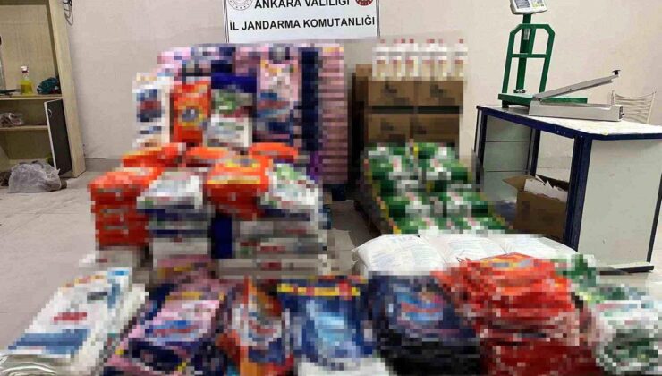 Başkentte kaçak deterjan operasyonu