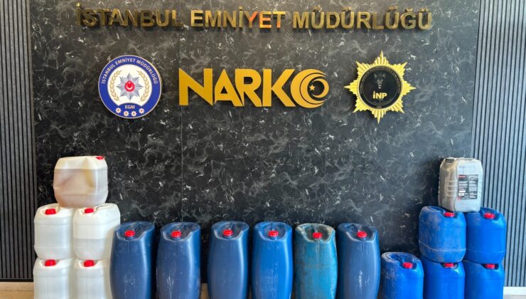 İstanbul’da uyuşturucu sevkiyatına baskın