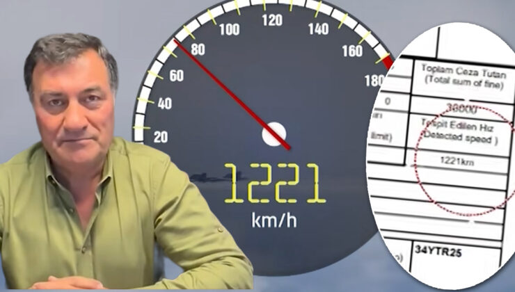 Trafikte görülmemiş sürat cezası. Formula 1 ve yolcu uçağından bile hızlı çıktı