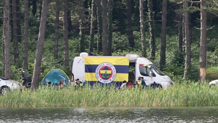 Uzaklık ve yer tanımayan “Fenerbahçe” aşkıyla 1280 rakımlı yaylada kamp kurdular
