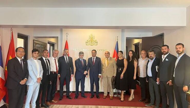 SANKON Genel Başkanı Cevahiroğlu’ndan Kamboçya Büyükelçiliği’ne ziyaret