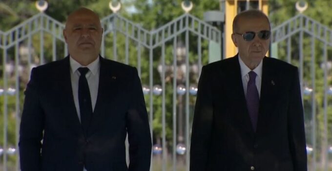 Cumhurbaşkanı Erdoğan, Lübnan Cumhurbaşkanı Avn’ı resmi merasimle karşıladı